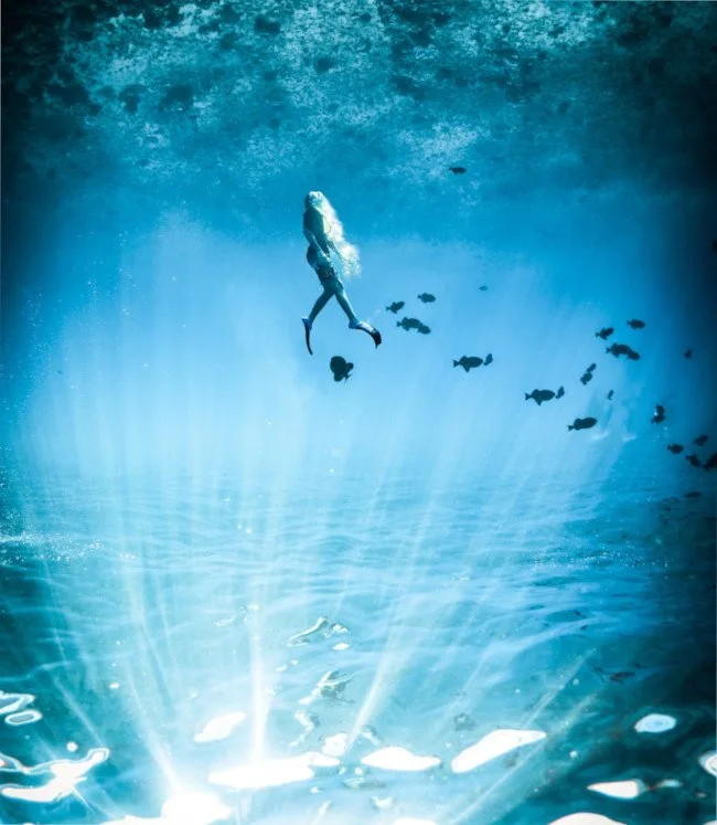 Primer buceo sin equipo