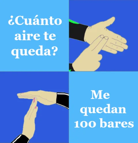 Señales para preguntar y responder el aire