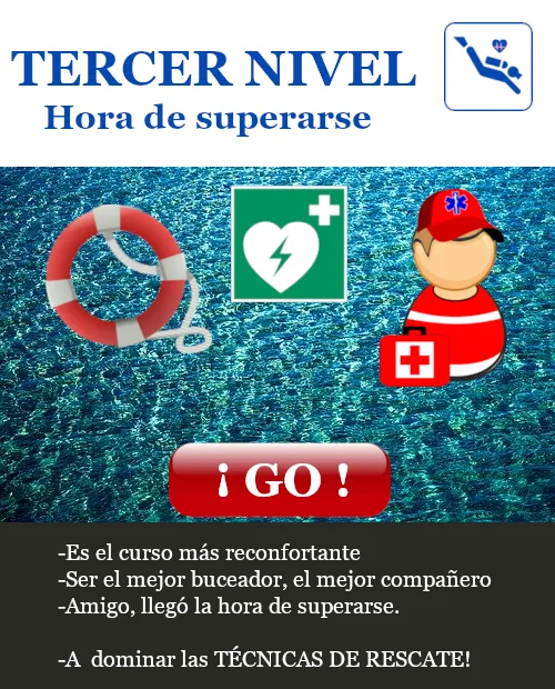 Acceso al tercer nivel de formación de buceo