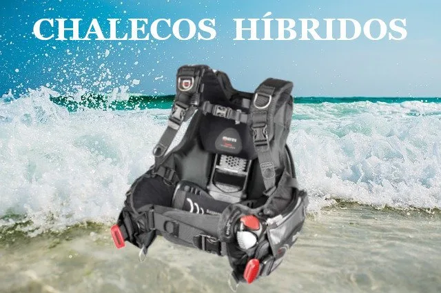 Chaleco de buceo híbrido o puente