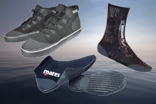 Escarpines de neopreno para el buceo