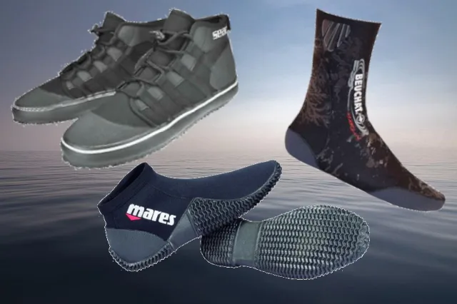 Escarpines de neopreno para el buceo