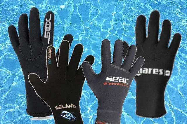 Guantes de neopreno para el buceo