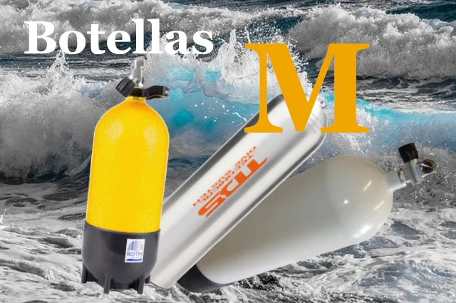 Botella de buceo de precio medio