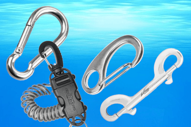 Mosquetones de buceo
