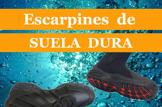 Escarpines de buceo de suela dura