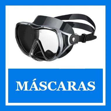 Enlaza con una página de diversas máscaras de buceo.